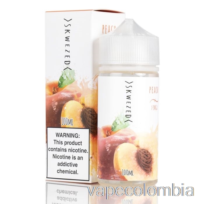 Vape Recargable Melocotón Por E-líquido Skwezed - 100ml 0mg